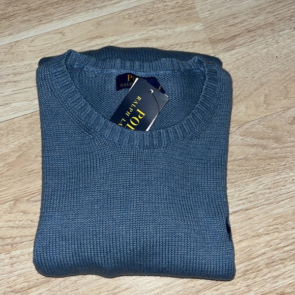 POLO RALPH LAUREN Men's Cotton Crewneck Sweater - Picture 2 of 8